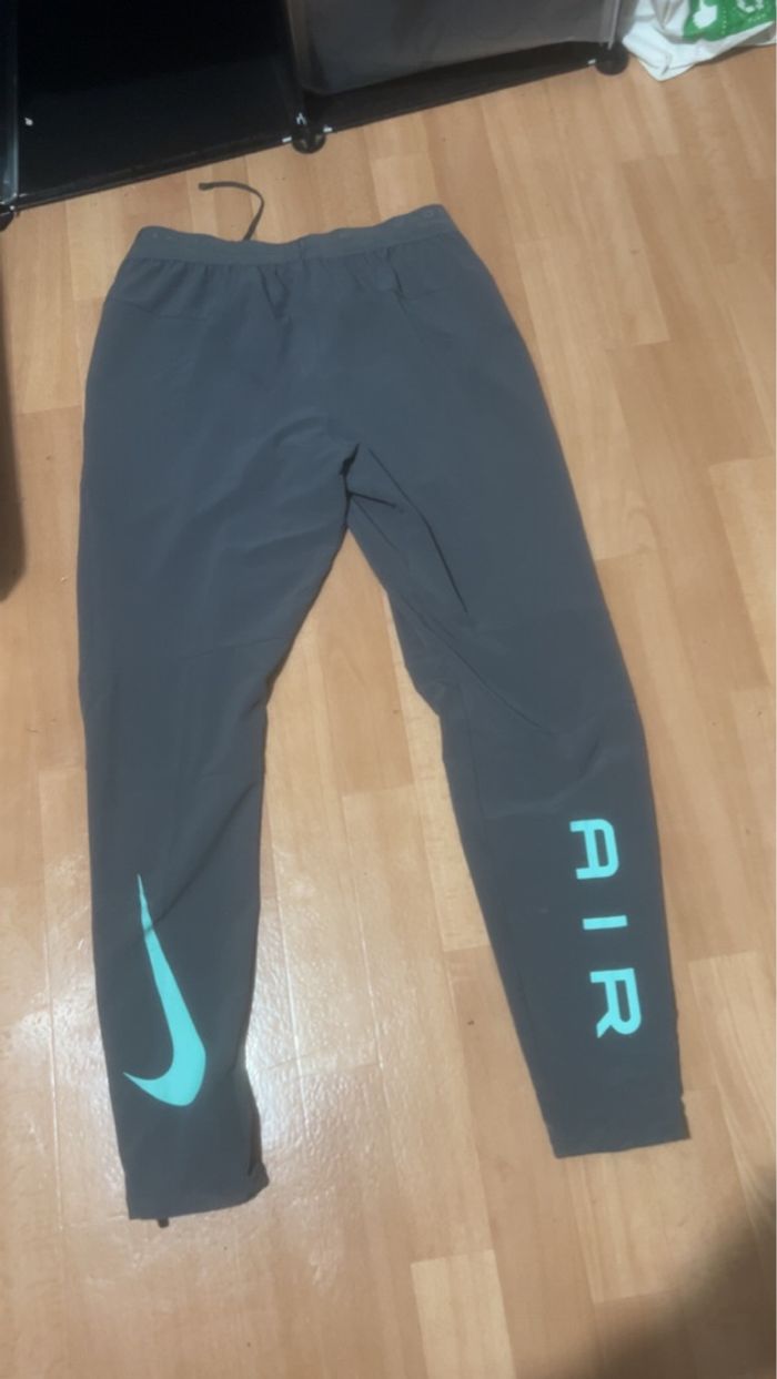 Nike Air Jogging Gris – Logo Turquoise – Très Bon État