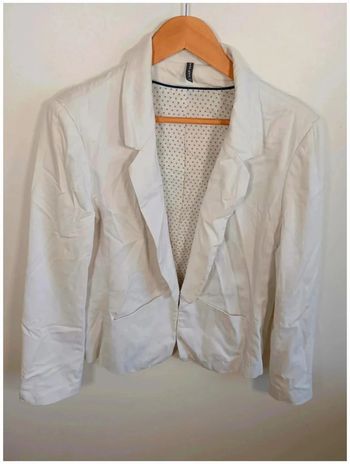 C25 blazer blanc NafNaf 44