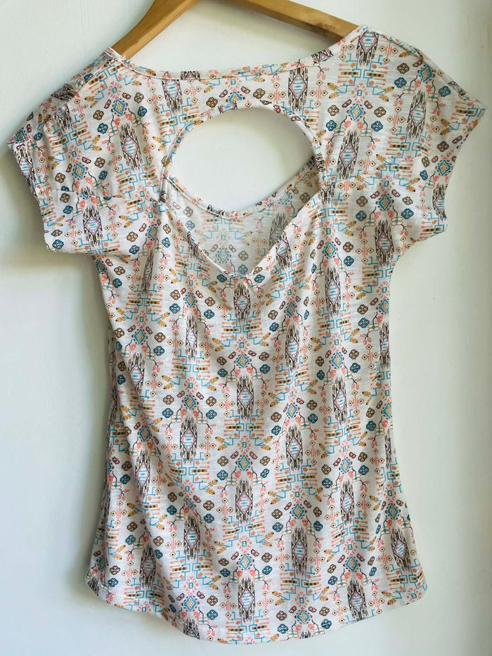 T shirt manches courtes T 38 "Camaieu" - photo numéro 2
