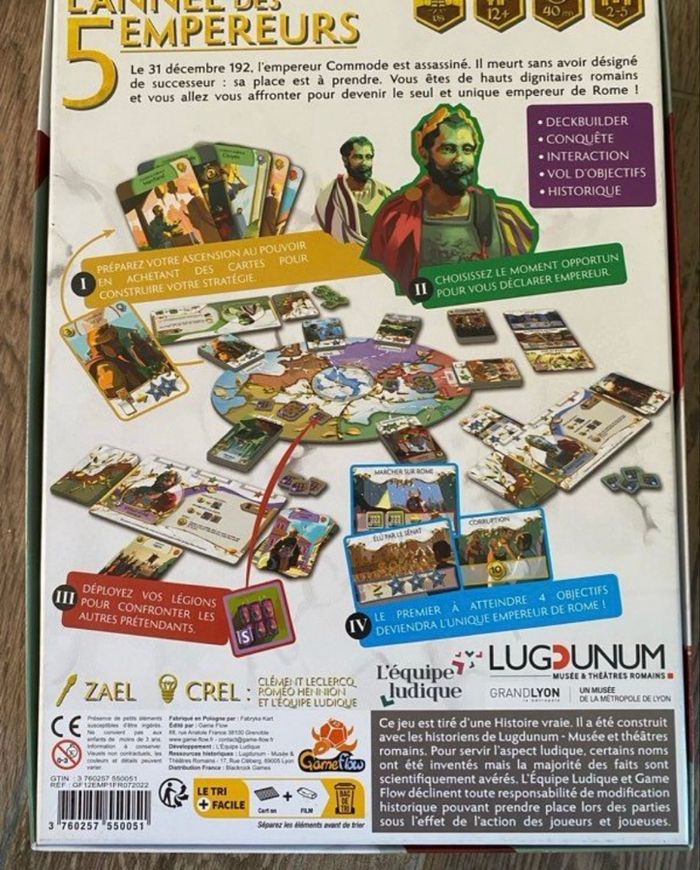Jeu de société L’année des 5 empereurs - photo numéro 3