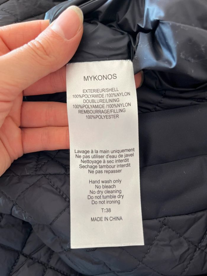 Veste matelassée bleue marine réversible Rivières de Lune - photo numéro 12