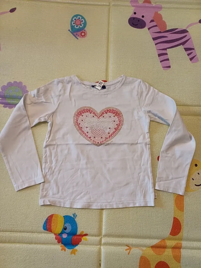 Lot 6 t-shirt manches longues 5 ans - photo numéro 4