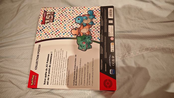 Coffret Pokémon poster 151 fr neuf - photo numéro 2