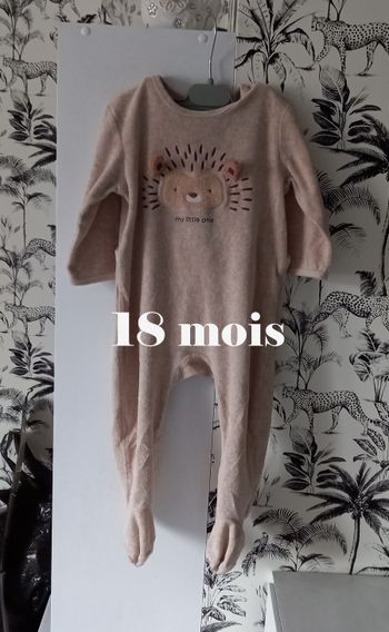 Pyjama beige Kiabi 18 mois