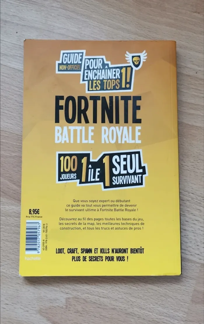 Livre fortnite battle royale, enchaîner les tops 1 - photo numéro 2