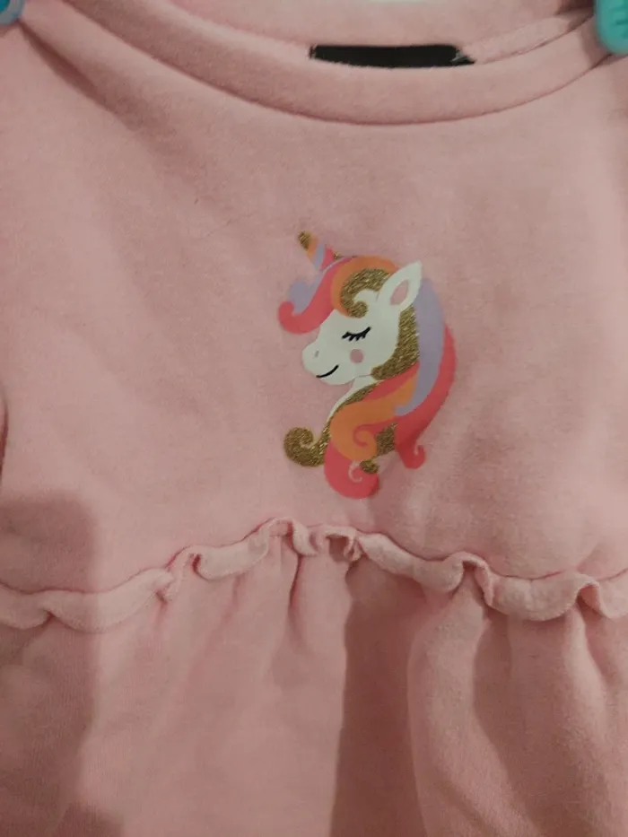 Robe licorne taille 3 mois - photo numéro 2