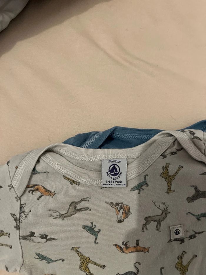 Lot de 3 bodies petit bateau - photo numéro 2