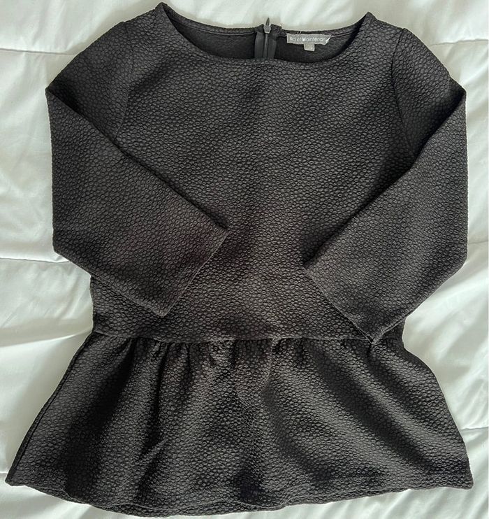 Haut péplum noir 👚