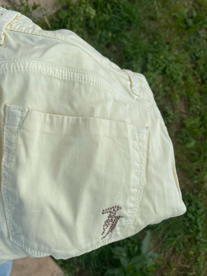 Pantalon jaune clair Trussardi w29 ou 38 40 - photo numéro 12