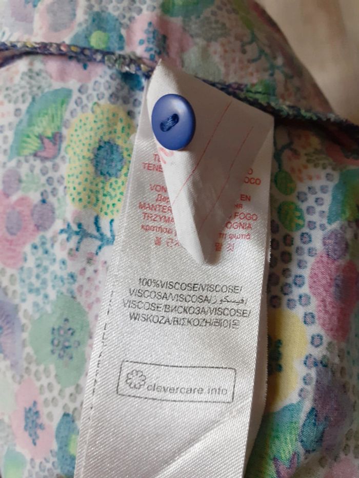 Robe fille légère multicolore fleurie 5 ans - photo numéro 6