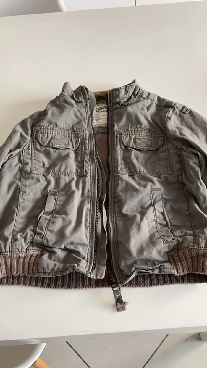 Veste taille 3 ans kaki