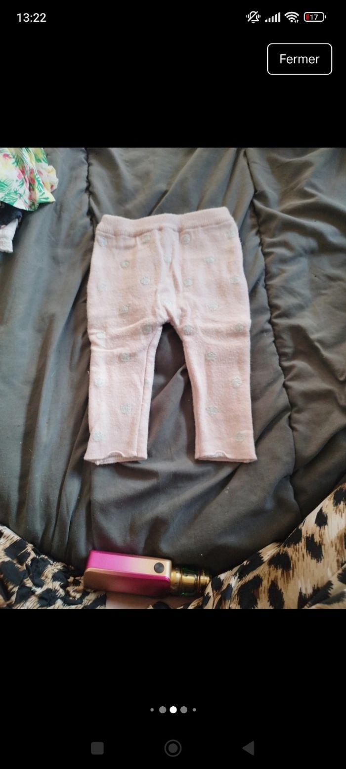 Lot de pantalon bébé fille taille - photo numéro 3