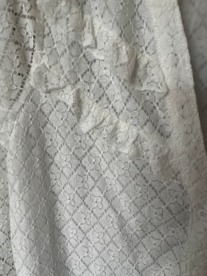 Blouse manches longues blanche - photo numéro 3