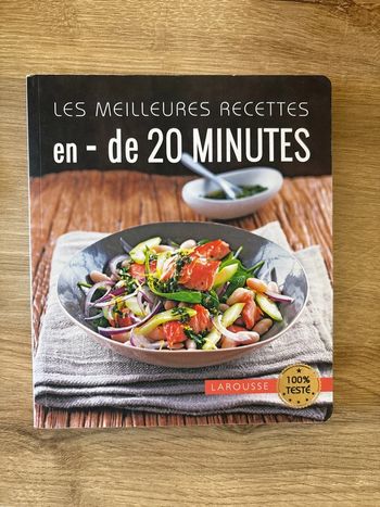 Livre les meilleures recettes en - de 20min
