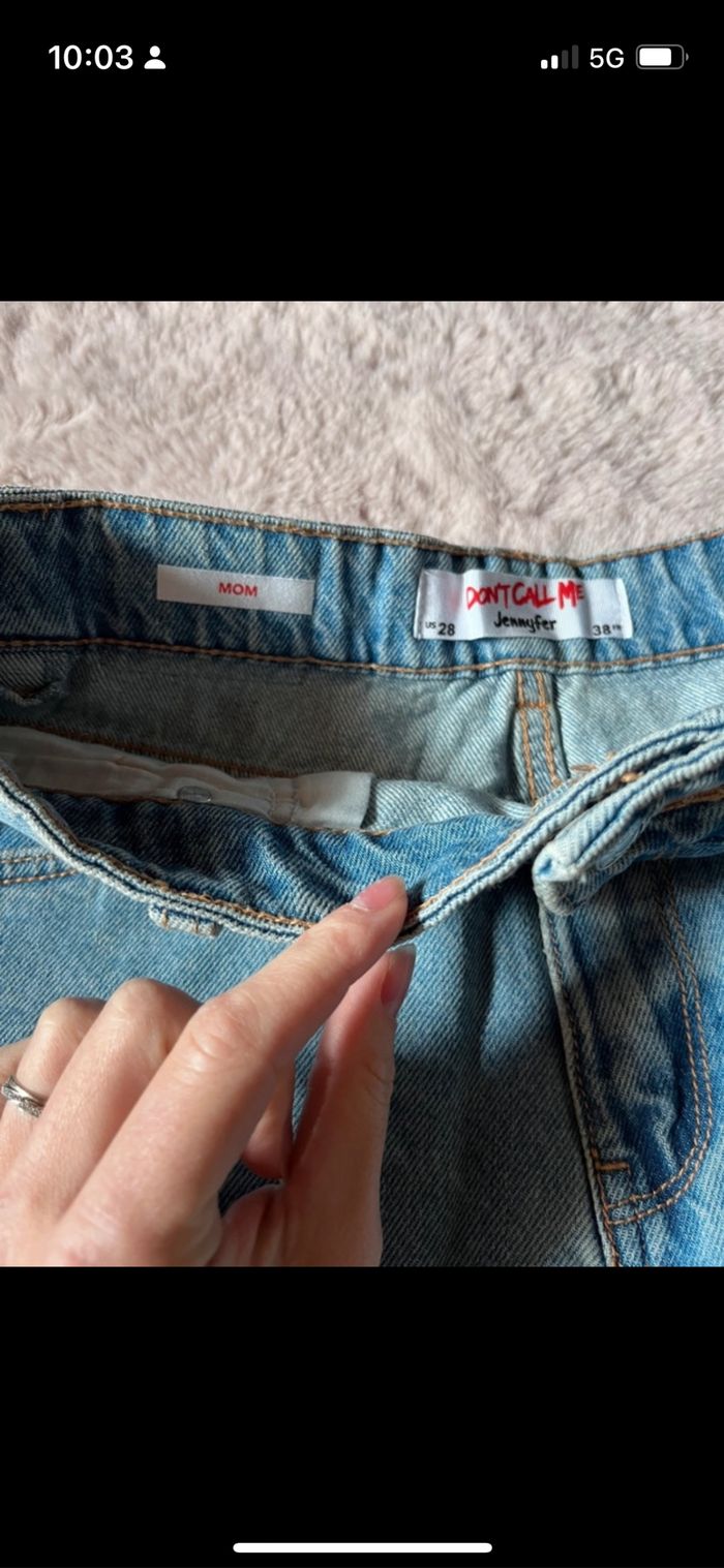 Short en jean troué 38/M - photo numéro 4