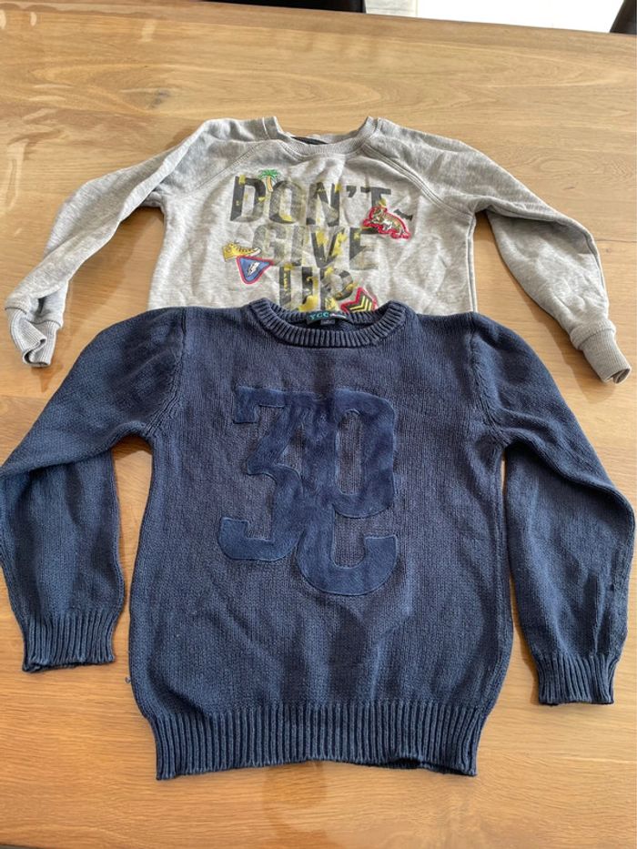 Lot de 2 pulls garçon 5 ans - photo numéro 2