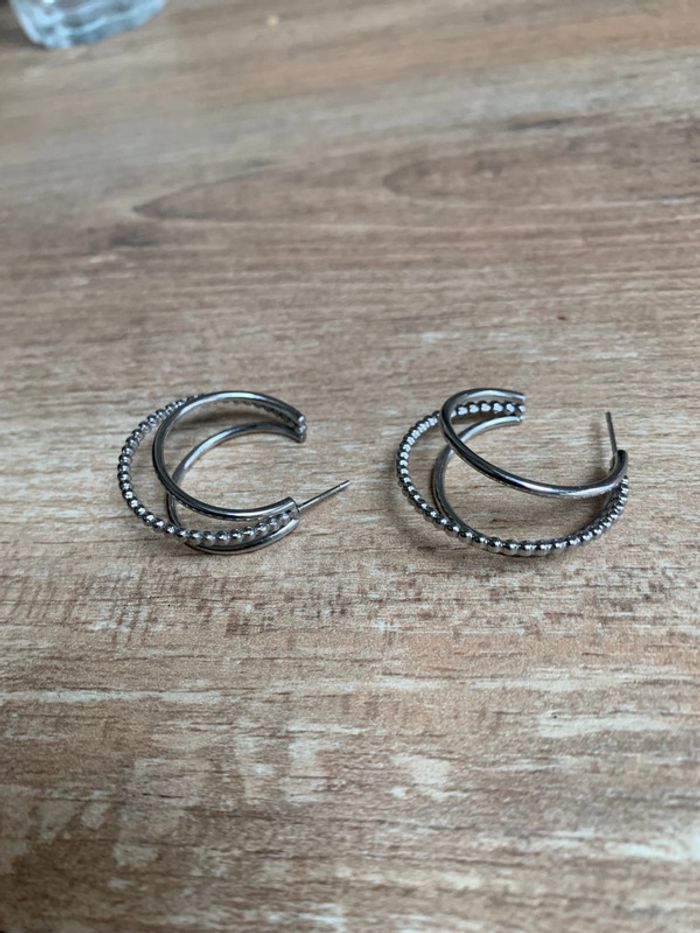 Créoles acier inoxydable