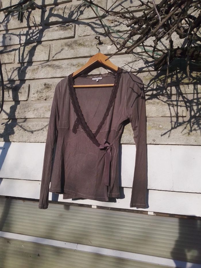 Blouse manches courtes femme