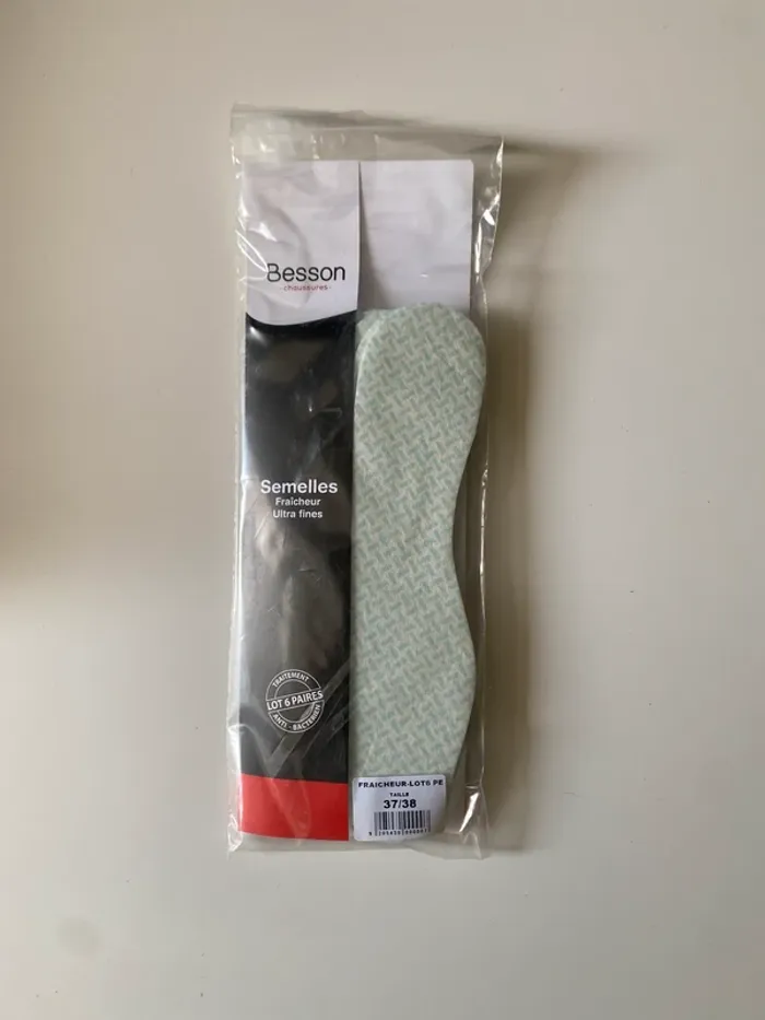 Semelles fraîcheur Besson (6 paires)