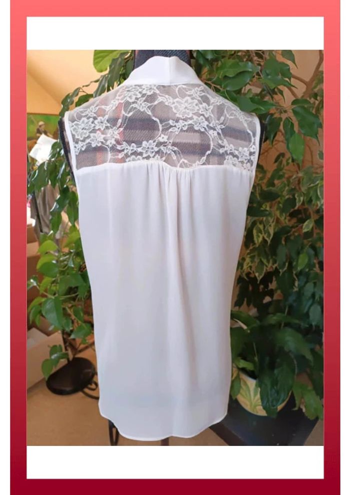 Chemisier blanc/crème - photo numéro 3