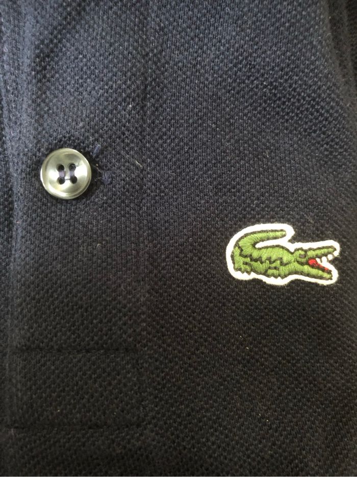 Polo Lacoste enfant bleu marine - photo numéro 2