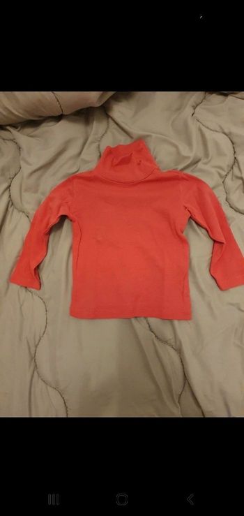 T shirt ml col roulé/sous pull