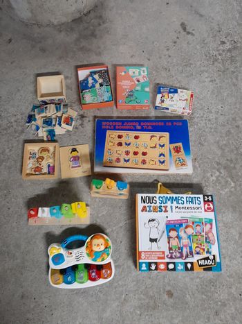 Lot 10 jeux jouets enfants 