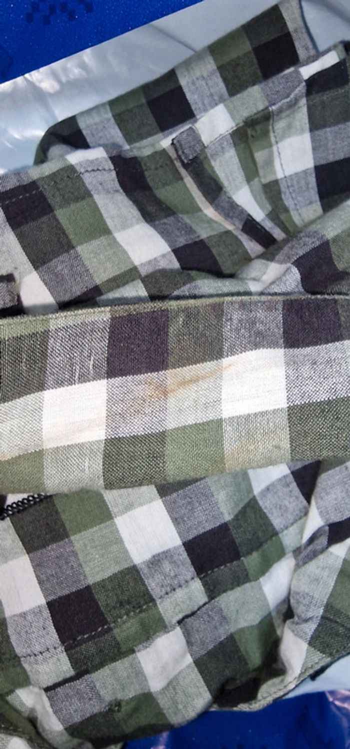 Chemise à carreaux vert taille 3 - photo numéro 11