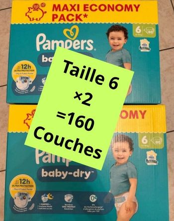 Pampers taille 6