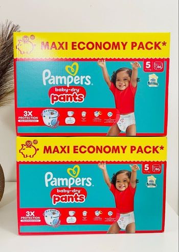 172   Couches  Pampers Pants taille 5