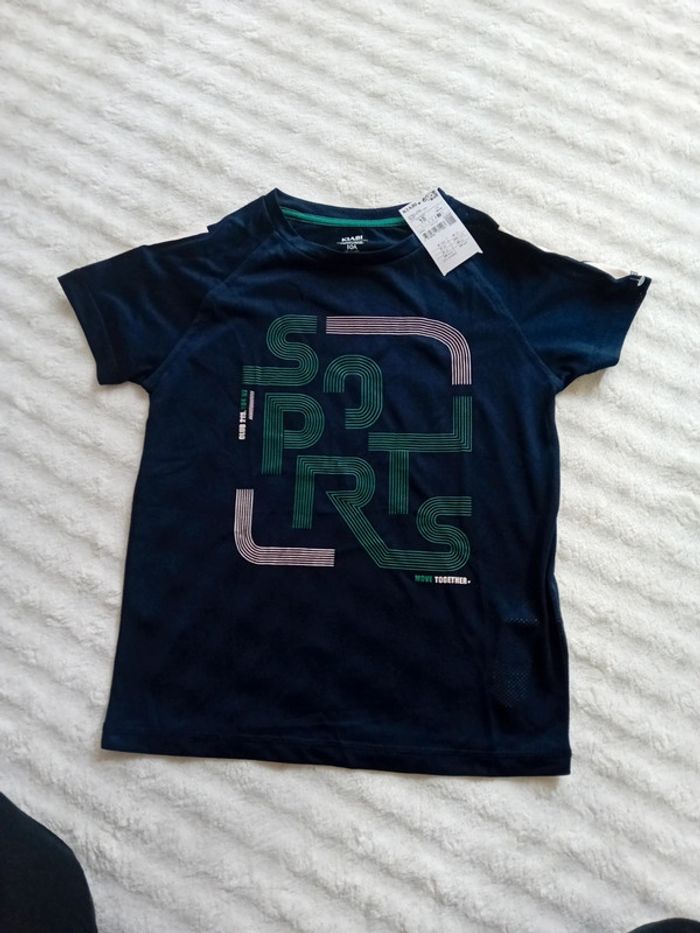 Tshirt sport garçon neuf 💚💙