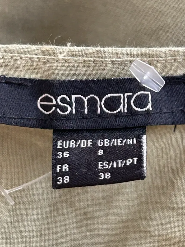 Blouse manches longues kaki Esmara taille 38 - photo numéro 4