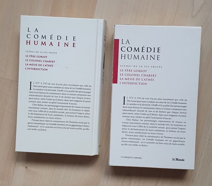 Littérature française Tome 1 - "La Comédie Humaine" - 4 histoires / Honoré de Balzac - photo numéro 2