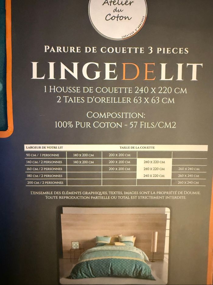 Housse de couette 220x240 - photo numéro 3