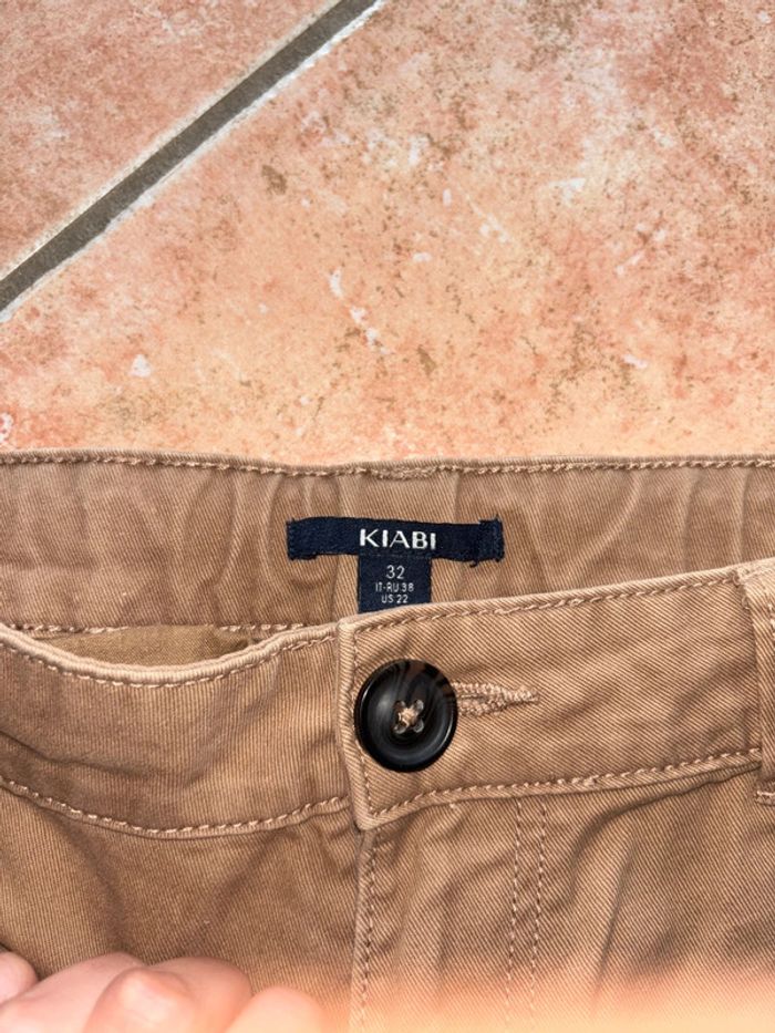Short Kiabi beige marron - photo numéro 3