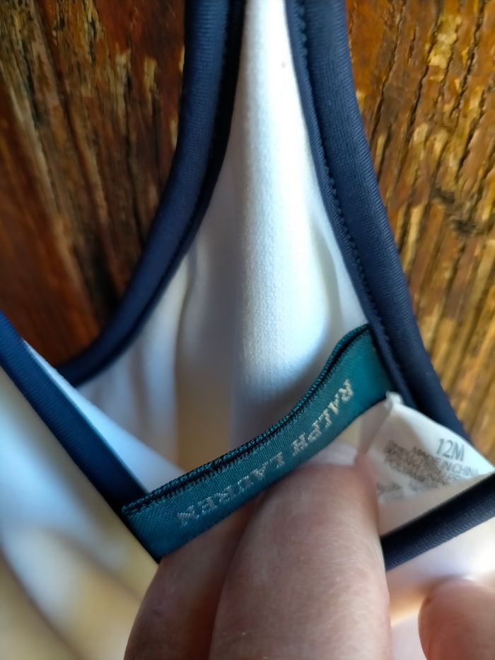 Superbe maillot de bain Ralph Lauren 12/18;mois - photo numéro 2