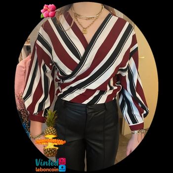 Blouse à nouer autour de la taille