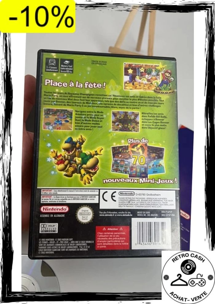 Mario Party 5 Nintendo Gamecube Pal FRA Complet - photo numéro 11