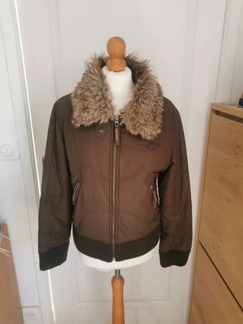 Doudoune marron lee cooper taille L tbe