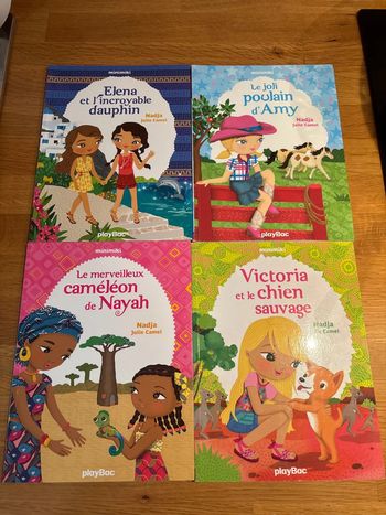 Lot 4 livres enfants minimiki