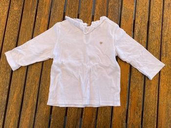 T-shirt manches longues coeur 6 mois
