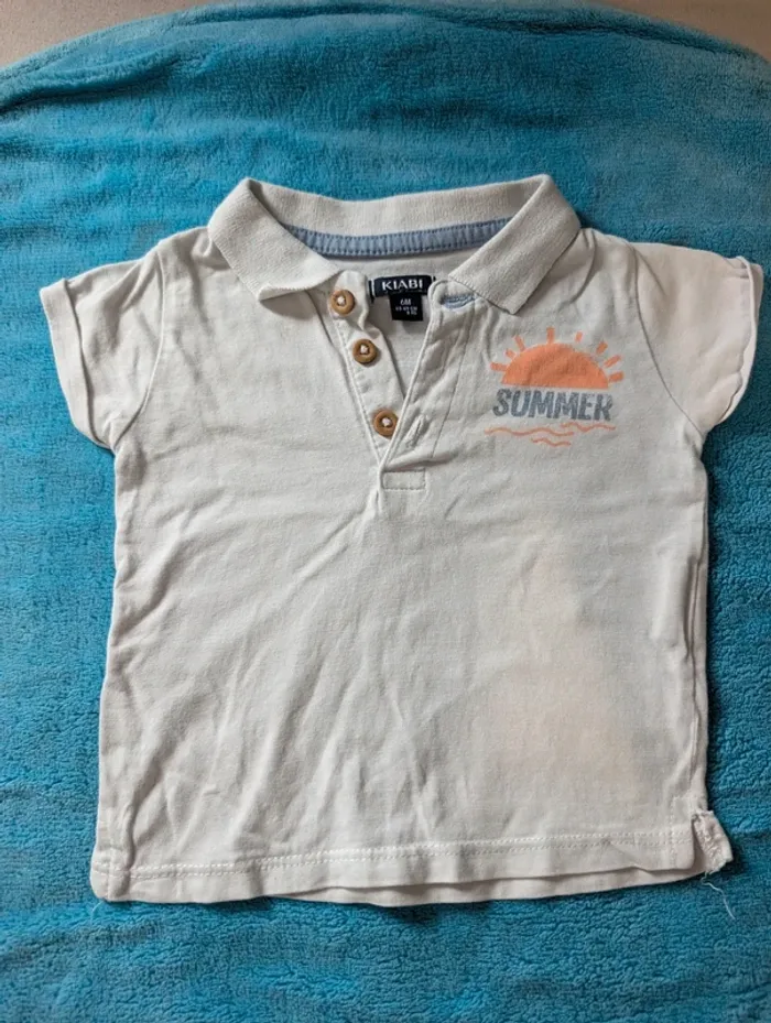 Ensemble garçon tee-shirt+ short Kiabi 6 mois - photo numéro 3