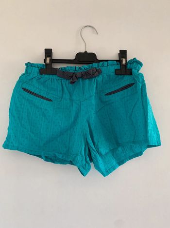 Short pyjama turquoise et gris à pois Undiz
