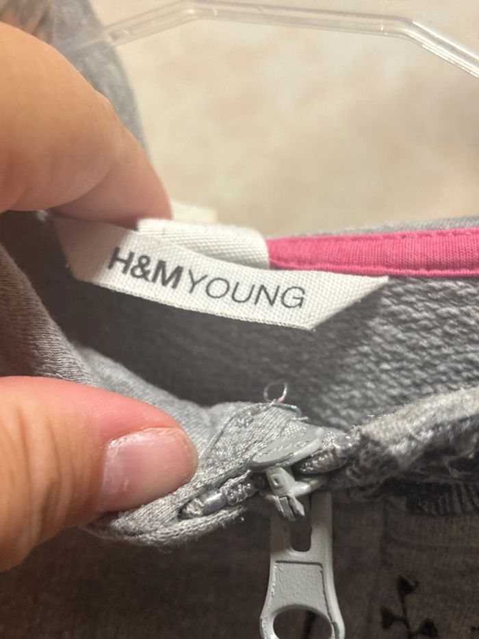 Veste fleurie taille 11/12ans marque h&m young - photo numéro 4
