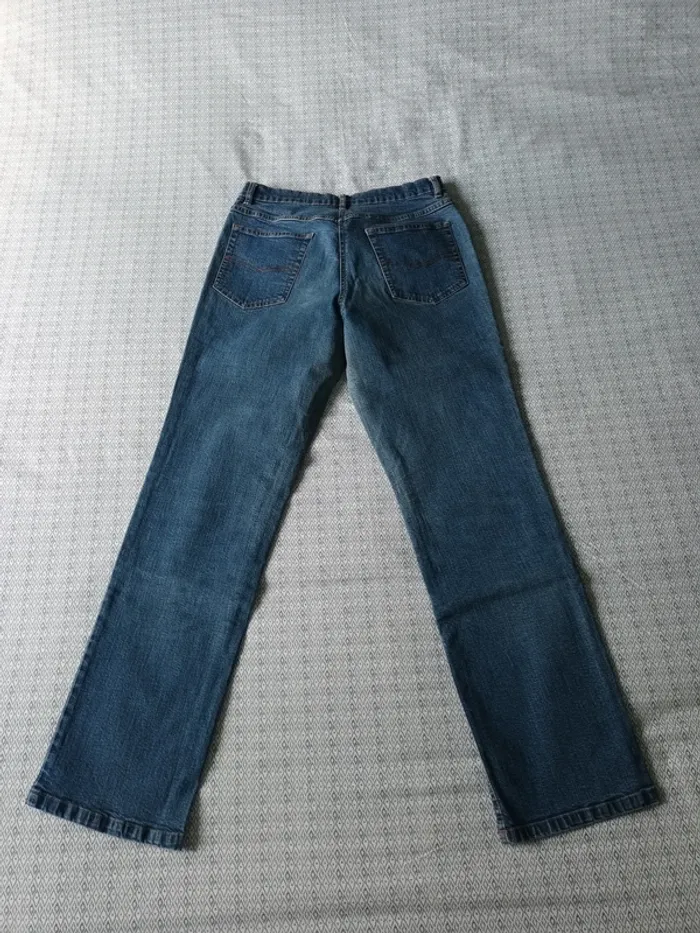 Ancien jeans extensible bleu foncé - photo numéro 7