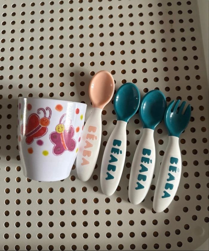 Lot couverts Béaba. à partir 18 mois