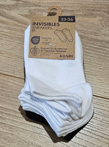 Lot de socquettes unies - Taille 23-26