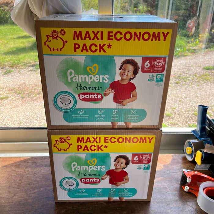 Couche taille 6 Harmonie Pampers : 120 culottes Pants