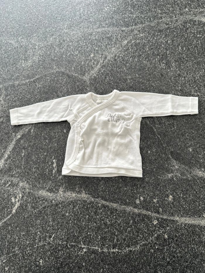 Lot de 7 tshirts manches longues bébé garçon 1 mois très bon état - photo numéro 8