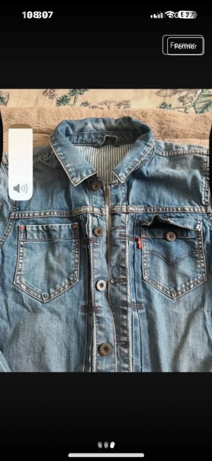Veste en jean Lévis - photo numéro 3